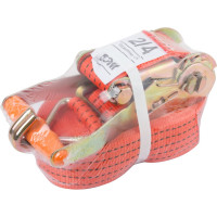 Ремень для крепления груза FIT храповый механизм 196 мм, лента 50 мм x 8 м, 2000/4000 кг 64921