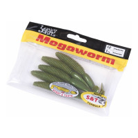 Съедобные искусственные виброхвосты LUCKY JOHN LJ Pro Series MEGAWORM, 4.0 дюйма, цвет S67, 5 шт. 140191-S67