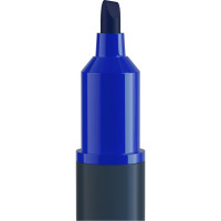 Маркер перманентный Berlingo "Multiline PE400" синий, скошенный, 0,5-4мм, 12 шт. BMc_04602