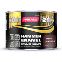 Эмаль шоколадная гладкая по металлу PARADE Z1 RAL 8017 0,45 л Лк-00006326