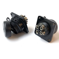 Водостойкий 4-полюсный разъем TTAF Elektronik в панель 250V 20A IP68 WPP-0400M20