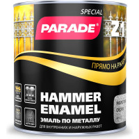 Эмаль молотковая серая по металлу PARADE Z1 543-321 0,75 л Лк-00002081
