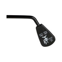 Кресло оператора Helmi HL-M08 Squared, экокожа черная, механизм качания, без подлокотников 306212