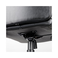 Кресло руководителя Helmi HL-E80 Ornament, экокожа черная, мягкий подлокотник 279844