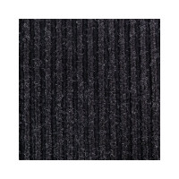 Влаговпитывающий ворсовый ребристый коврик OfficeClean 120х150 см, черный 285742