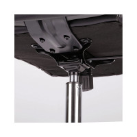 Кресло руководителя Helmi HL-E01 Inari экокожа черная/серая, хром 274813