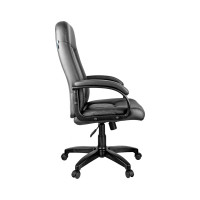 Кресло руководителя Helmi HL-E29 Brilliance, экокожа черная, мягкий подлокотник 279846