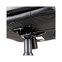 Кресло руководителя Helmi HL-E29 Brilliance, экокожа черная, мягкий подлокотник 279846