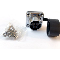 3-полюсный водостойкий разъём TTAF Elektronik IP67 500V 20A TT20-03F-PE-01-001