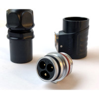 3-полюсный водостойкий разъём TTAF Elektronik IP67 500V 20A TT20-03M-SX-01-001