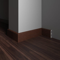 Плинтус напольный ударопрочный влагостойкий (тик; 80Х13Х2400 мм) Decor-Dizayn 706-82SH