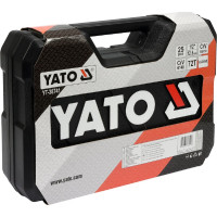 Набор головок с трещоткой YATO 1/2'', 25пр YT-38741