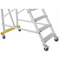 Вышка - стремянка MEGAL разборная на колесах (150кг+150кг) - ВС2-4.5 221545