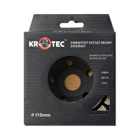 Чашка алмазная зачистная двухрядная (115x22.2 мм) KROTEC 3801021