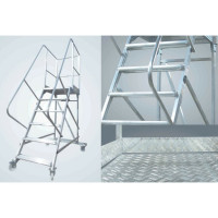 Вышка - стремянка MEGAL разборная на колесах (150 кг) - ВС-1.8 211518