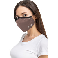 Полумаска RINIDI Silver Nano Royal Brown Silver, 4-х слойная FPP-15 Nano-Brown