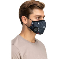 Полумаска RINIDI Silver Nano Коты Артемия Лебедева, 4-х слойная FPP-15 Коты-Nano