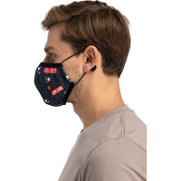 Полумаска RINIDI Silver Nano Коты Артемия Лебедева, 4-х слойная FPP-15 Коты-Nano