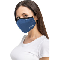 Полумаска RINIDI Silver Nano Royal Blue Silver, 4-х слойная FPP-15 Nano-blue