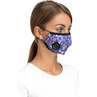 Полумаска RINIDI Silver Nano Искры Артемия Лебедева, 4-х слойная FPP-15 Искры-Nano