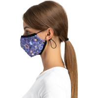 Полумаска RINIDI Silver Nano Искры Артемия Лебедева, 4-х слойная FPP-15 Искры-Nano