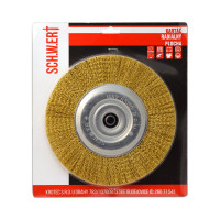 Щетка радиальная плоская (200 мм; латунированная проволока 0.3 мм) для УШМ SCH.W.ERT 5605015