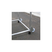 Передвижная монтажная подставка MEGAL (тип 2) 5 ступеней с двумя поручнями 051205