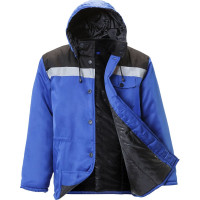 Утепленный костюм СОЮЗСПЕЦОДЕЖДА КОММУНАЛЬЩИК НЬЮ василек/черный, 48-50, рост 182-188 2000000124247