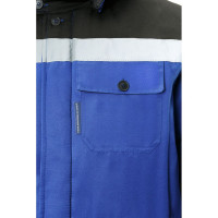 Утепленный костюм СОЮЗСПЕЦОДЕЖДА КОММУНАЛЬЩИК НЬЮ василек/черный, 48-50, рост 182-188 2000000124247