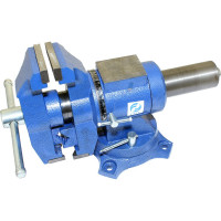 Слесарные тиски CNIC 125 мм 5дюйм поворотные в двух плоскостях с наковальней усиленные LTD0005H 60017