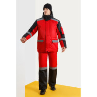 Утепленный костюм СОЮЗСПЕЦОДЕЖДА Хельсинки, красный/черный, р. 48-50, рост 182-188 480023901025