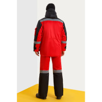Утепленный костюм СОЮЗСПЕЦОДЕЖДА Хельсинки, красный/черный, р. 48-50, рост 182-188 480023901025