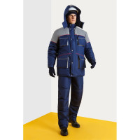 Утепленный костюм СОЮЗСПЕЦОДЕЖДА Арктика, синий/серый, р. 52-54, рост 170-176 2000000018805
