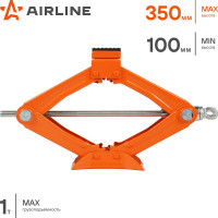 Ромбический домкрат Airline 1 т, MIN - 100 мм, MAX - 350 мм AJ-R-01