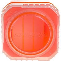 MEIHO Коробка рыболов. для наживки Versus LIQUID PACK VS-L425 Orange 80х80х44 VS-L425-O