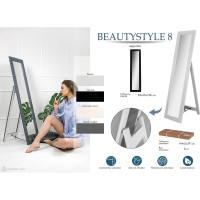 Зеркало Мебелик BeautyStyle 8 черный 5657