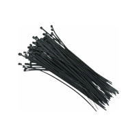 Нейлоновые стяжки vertextools 3х100, черный, 100 шт. СНЧ-3-100