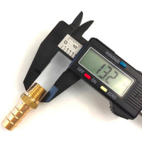 Штуцер Профитт латунный пневмо 1/4" НР х 10 мм, 10 шт 9276621