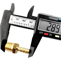 Штуцер Профитт латунный пневмо 1/4" НР х 6 мм, 10 шт 9276584