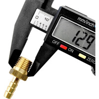 Штуцер Профитт латунный пневмо 1/4" НР х 6 мм, 10 шт 9276584