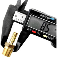 Штуцер Профитт латунный пневмо 1/4" НР х 6 мм, 10 шт 9276584