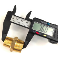 Ниппель латунный переходной пневмо 3/4 НР - 1/2 НР, 10 шт Профитт 9276331