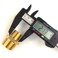 Ниппель латунный переходной пневмо 3/4 НР - 1/2 НР, 10 шт Профитт 9276331