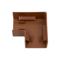 Угол DKC APM 25x17 плоский, коричневый 00415B