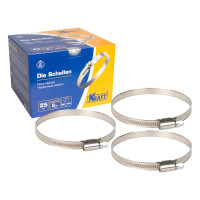 Червячный хомут KRAFT 90-110 мм, уп. 25 шт. KT 880213