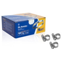 Червячный хомут KRAFT 8-12 мм, уп. 100 шт. KT 880200