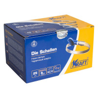 Хомут с ключом KRAFT 50-70 мм, уп. 25 шт. KT 880509
