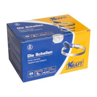 Хомут с ключом KRAFT 40-60 мм, уп. 25 шт. KT 880508
