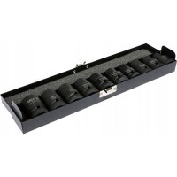 Набор торцевых ударных головок 10 шт, 1/2", 10-22 мм YATO YT-1025