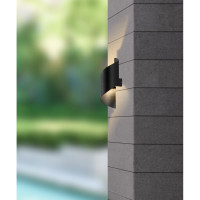 Уличный светодиодный светильник FERON DH109, 5W, 4000К, 520Lm, IP54, черный, 11667